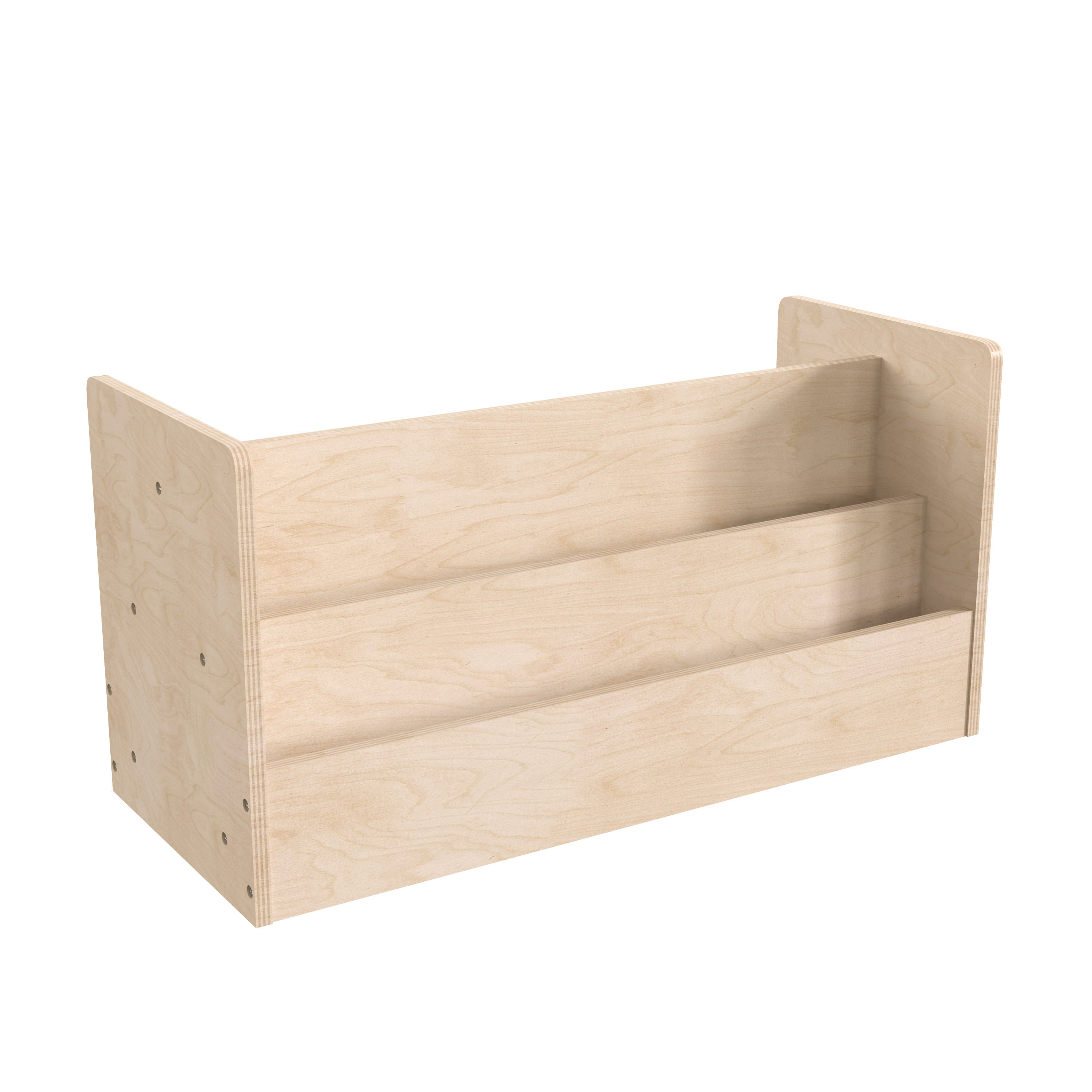 Wooden book discount display shelf
