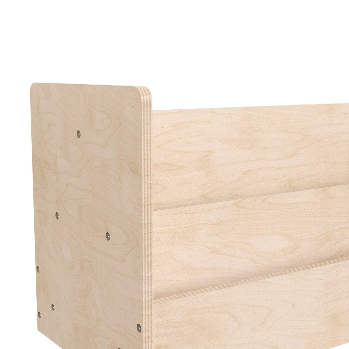 Commercial Grade Natural Wooden 2 Tier Double Classroom Bookstand Display Shelf