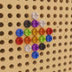 512 Piece Plastic Screw Accessory Pack for STEAM Wall Systems - Multicolor