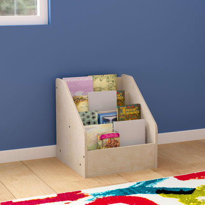 Bright Beginnings Commercial Grade Modular Wooden Classroom Book Display Shelf - View 2