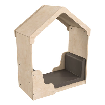 Bright Beginnings Commercial Grade Quiet Corner Reading Nook with Padded Soft Seating & Greenguard Certified Wood - View 1