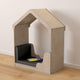 Commercial Grade Wooden Reading Nook with Padded Vinyl Seating