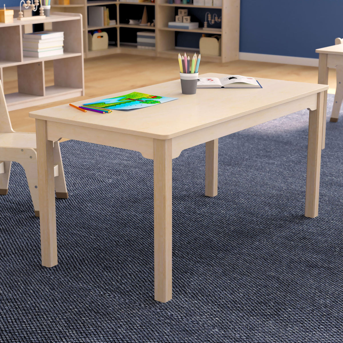 Rectangular Wooden Table MK-ME088012- – BizChair