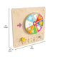 Commercial Grade STEAM Wall Wooden Weather Accessory Board - Multicolor