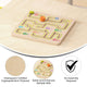 Commercial Grade Wooden STEM Sliding Maze Learning Board-Natural/Multicolor