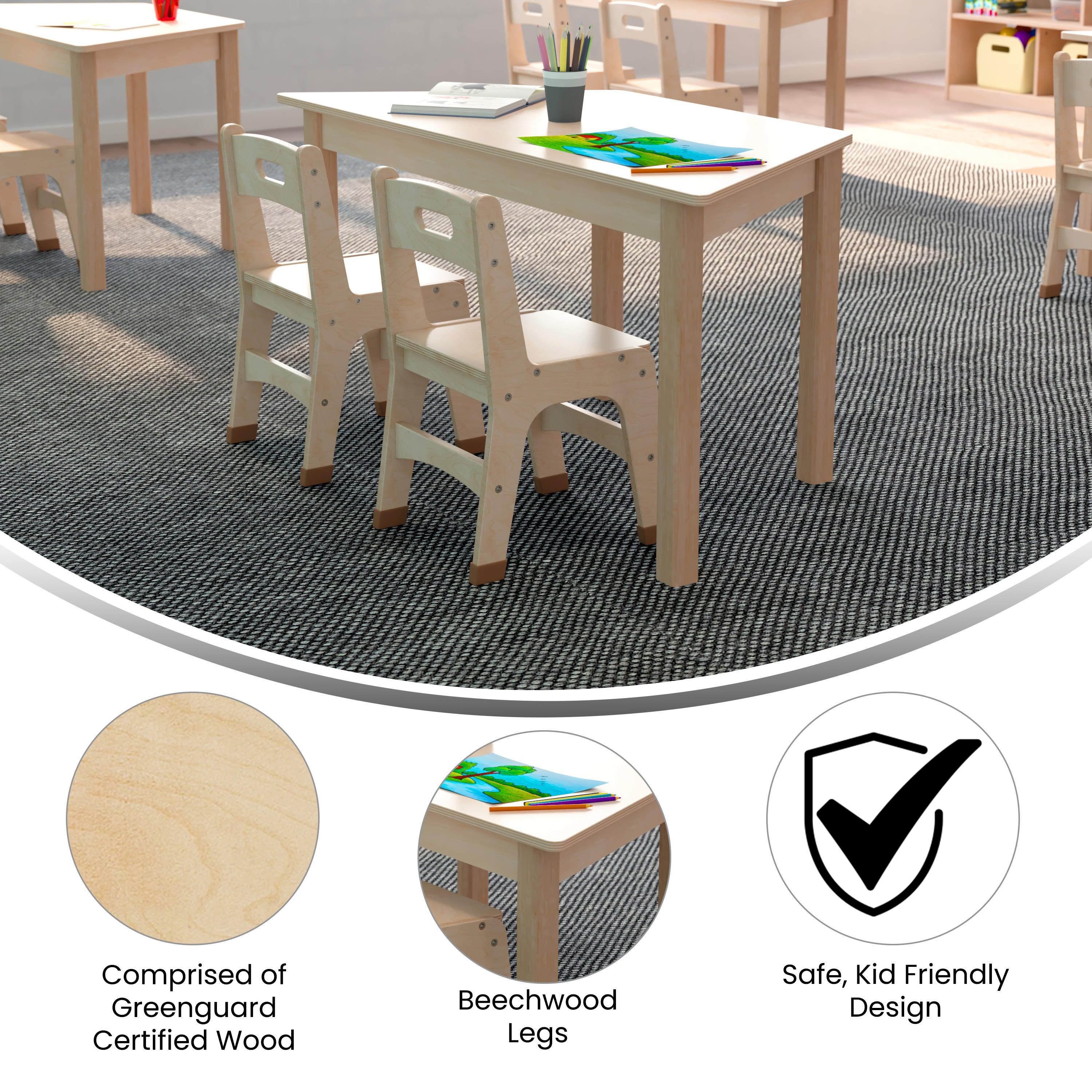 Trapezoid Wooden Table MK-ME088018- – BizChair