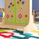 Commercial Grade Double Sided STEAM Wall System with Peg Panels - Natural