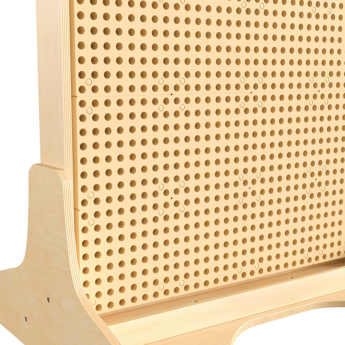 Commercial Grade Double Sided STEAM Wall System with Peg Panels - Natural