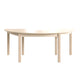 Commercial Grade Half Circle Wooden Classroom Activity Table - Beech