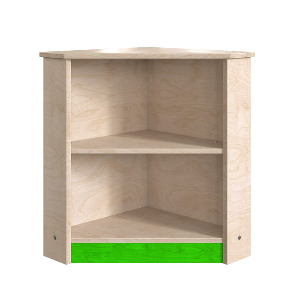 Kid's Commercial Grade Two Tier Wooden Corner Kitchen Cabinet