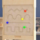 Commercial Grade STEAM Wall Wooden Lines and Patterns Accessory Board - Natural