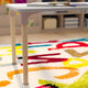 Commercial Grade Adjustable Height Rectangle Wood Activity Table - Beech/White