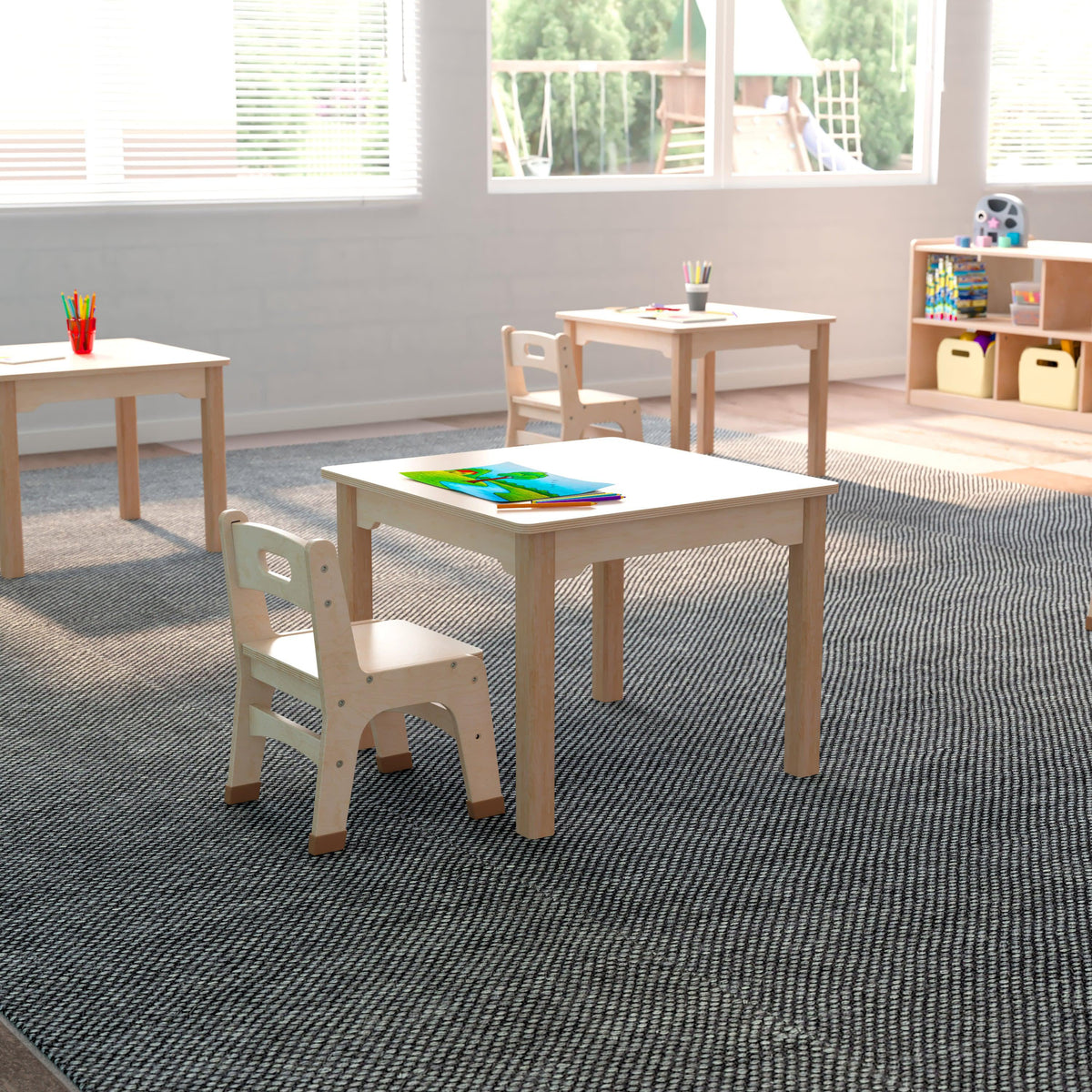 Simple Classroom Table Wooden Classroom Table MK-ME088008- – BizChair