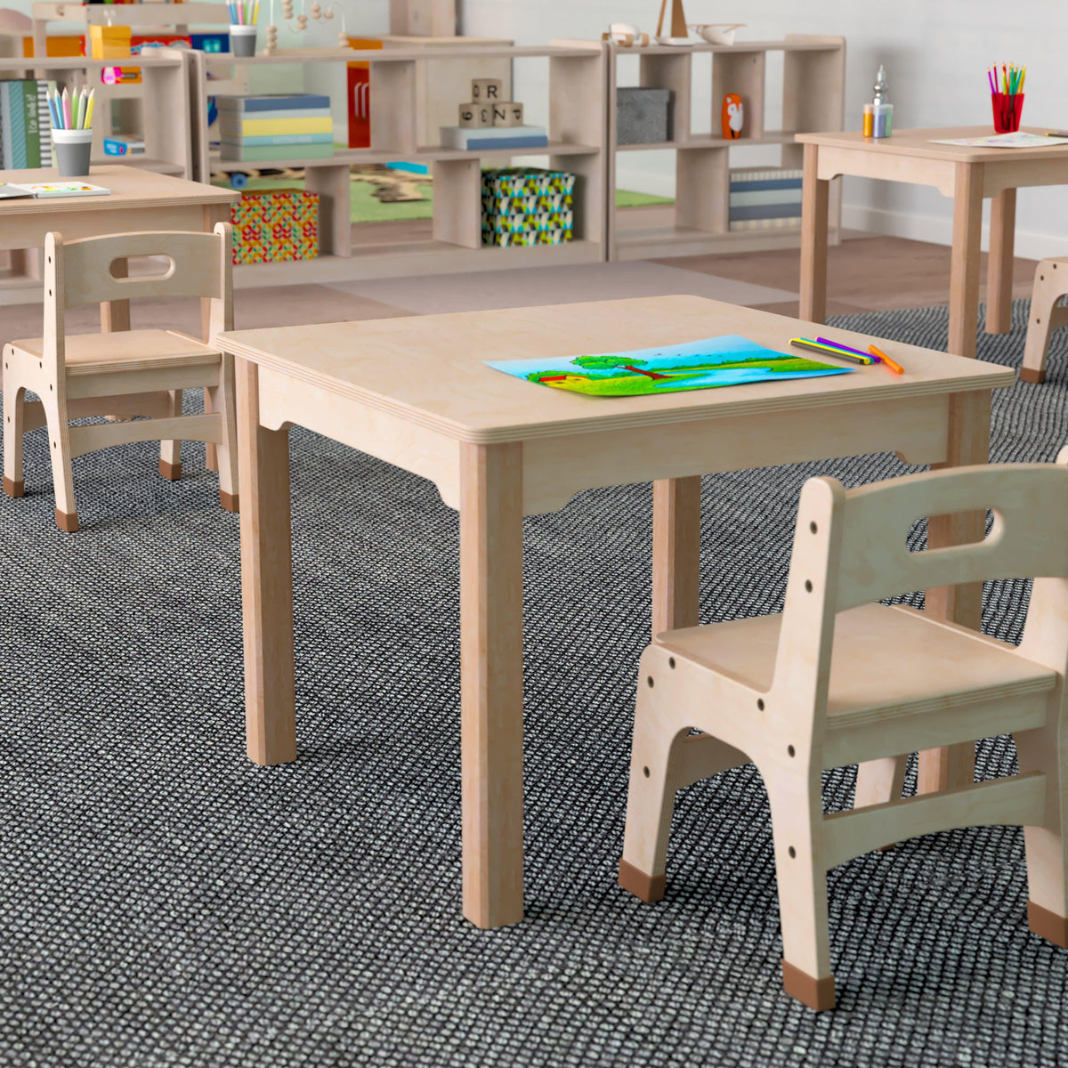 Wooden Classroom Table MK-ME088008- – BizChair