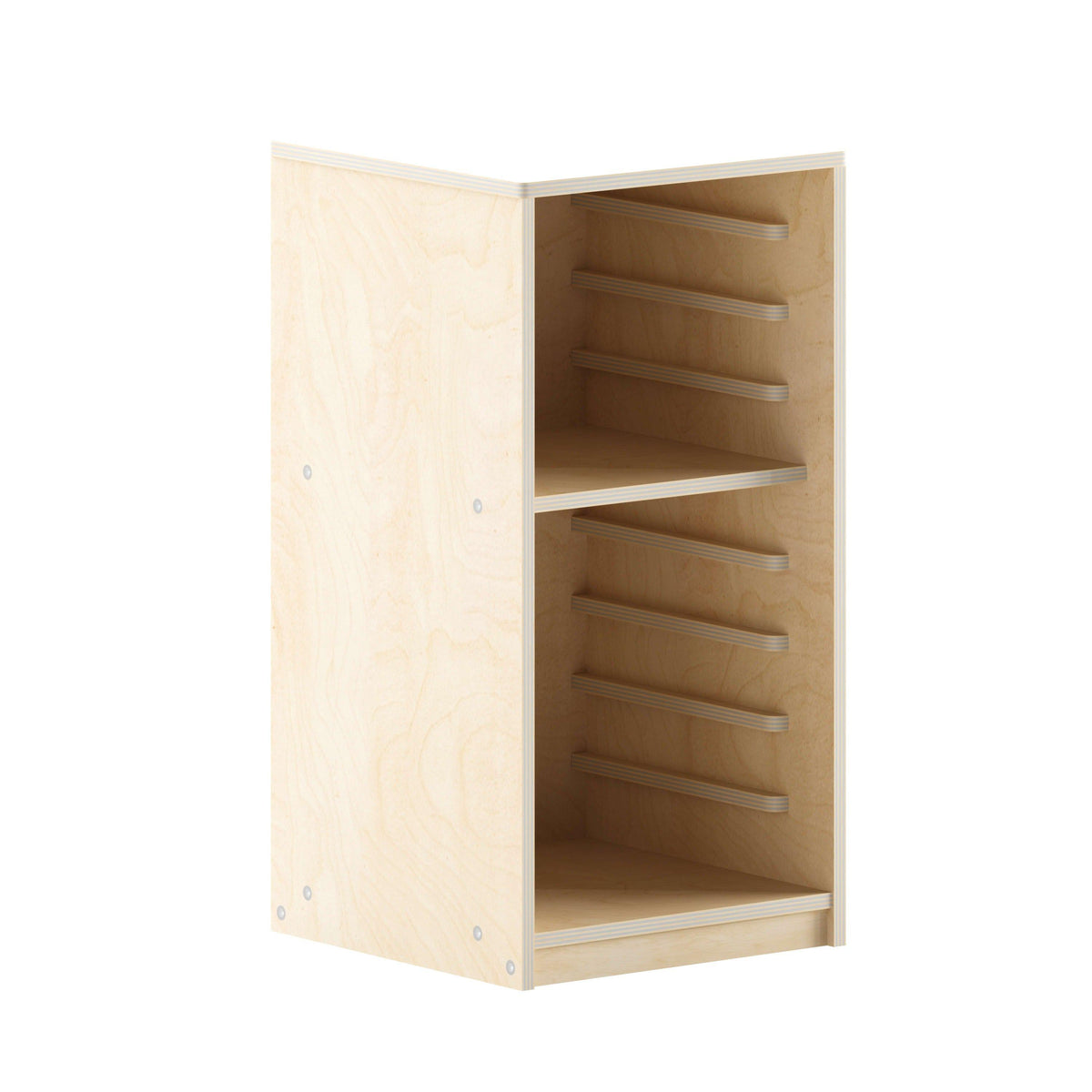 Commercial Engineered Birch Plywood Storage Unit Holds 8 Puzzle Boards - Natural