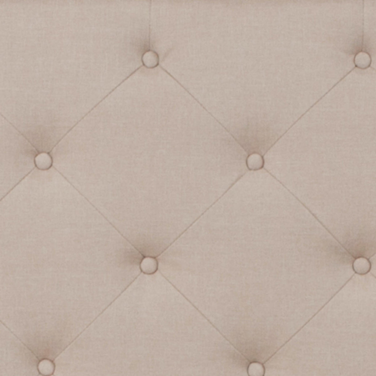 Beige,Queen |#| Queen Size Arched Tufted Beige Fabric Platform Bed with Pocket Spring Mattress