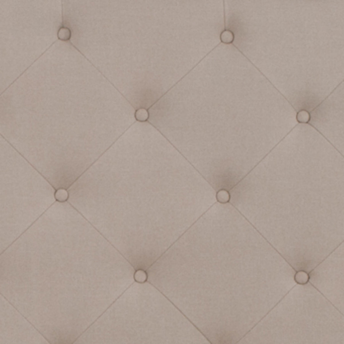 Beige,King |#| King Size Arched Tufted Beige Fabric Platform Bed with Pocket Spring Mattress