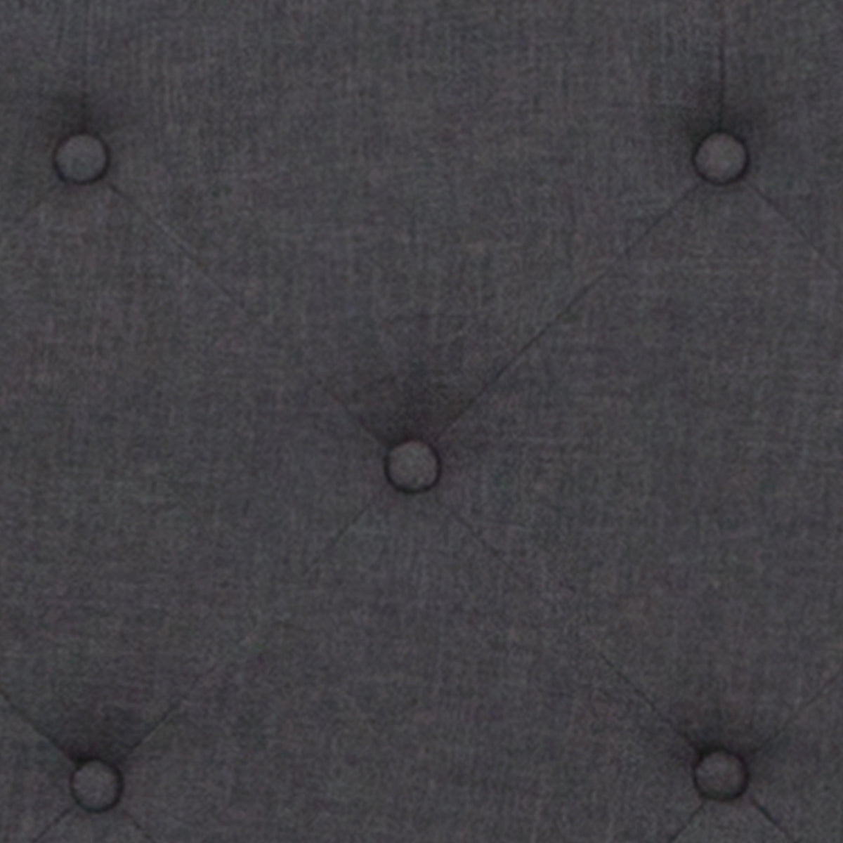 Dark Gray,Twin |#| Twin Tufted Platform Bed in Dark Gray Fabric with 10 Inch Pocket Spring Mattress