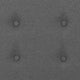 Dark Gray,Queen |#| Queen Size Upholstered Metal Panel Headboard in Tufted Dark Gray Fabric