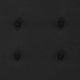 Black,Queen |#| Queen Size Upholstered Metal Panel Headboard in Tufted Black Fabric