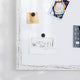 White Washed,20inchW x 30inchH |#| Commercial 20x30 White Board with Marker, Eraser, and 4 Magnets - Whitewashed