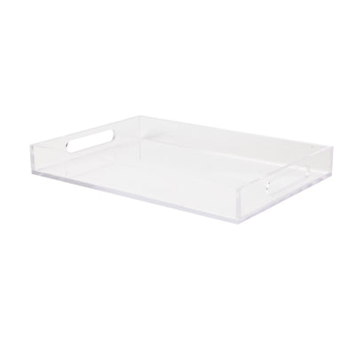 Brody Acrylic Letter Tray Office Desktop Organizer with Handles