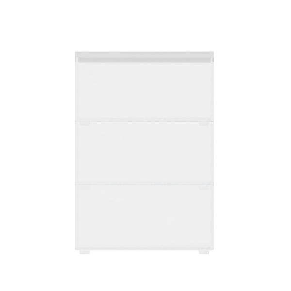 Clear/White |#| Premium Clear Plastic Storage Bins with White MDF Lid-3.75"x3"