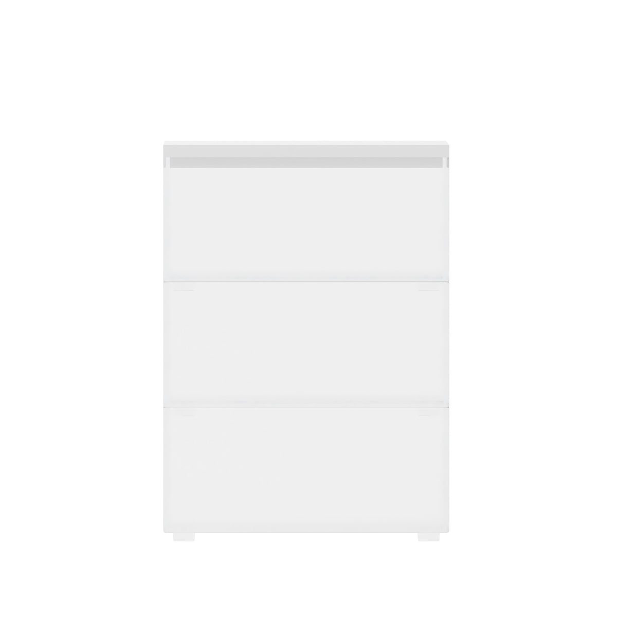 Clear/White |#| Premium Clear Plastic Storage Bins with White MDF Lid - 7.5"x3"