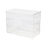 Brody Clear Plastic Storage Organizer Bins with Lid for Home Office, Kitchen, or Bathroom