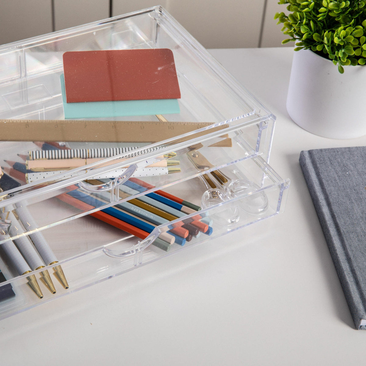 Event Drawer Organizer Box with 2 Drawers MS-BE-PB9393- – BizChair
