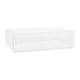 Desktop Organization Box with Half Moon Opening Pullout Drawer - Clear Plastic
