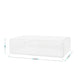 Desktop Organization Box with Half Moon Opening Pullout Drawer - Clear Plastic