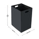 Brown |#| Commercial 31.4 GAL Steel Trash Can with Inner Bin, Locking Access Door-BR/SIL