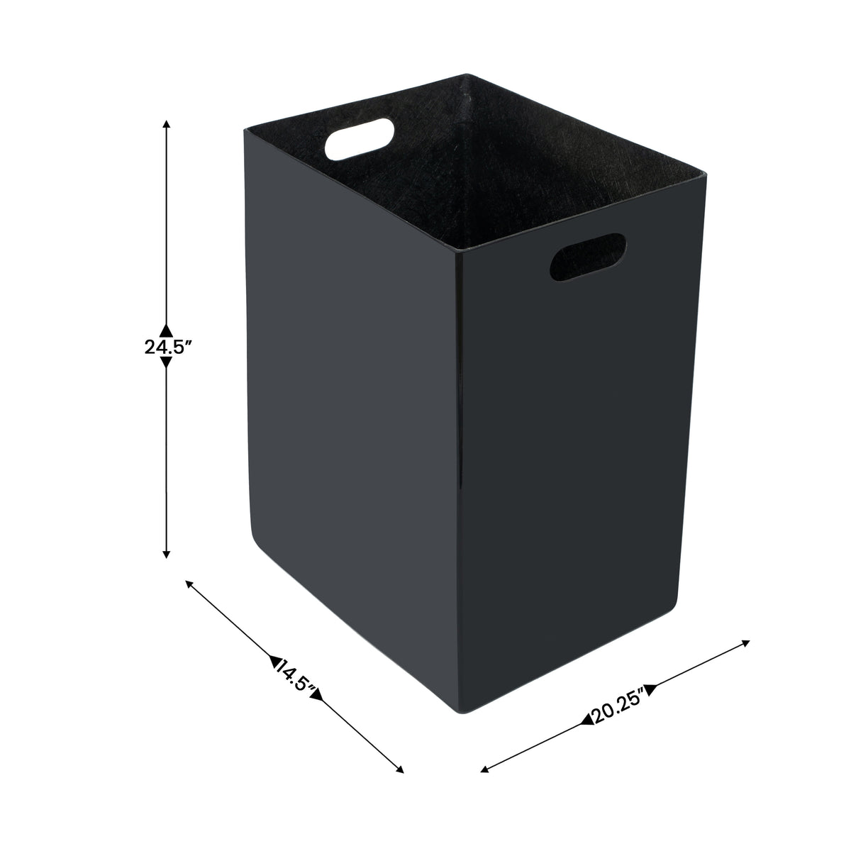 Black |#| Commercial 31.4 GAL Steel Trash Can with Inner Bin, Locking Access Door-BK/SIL