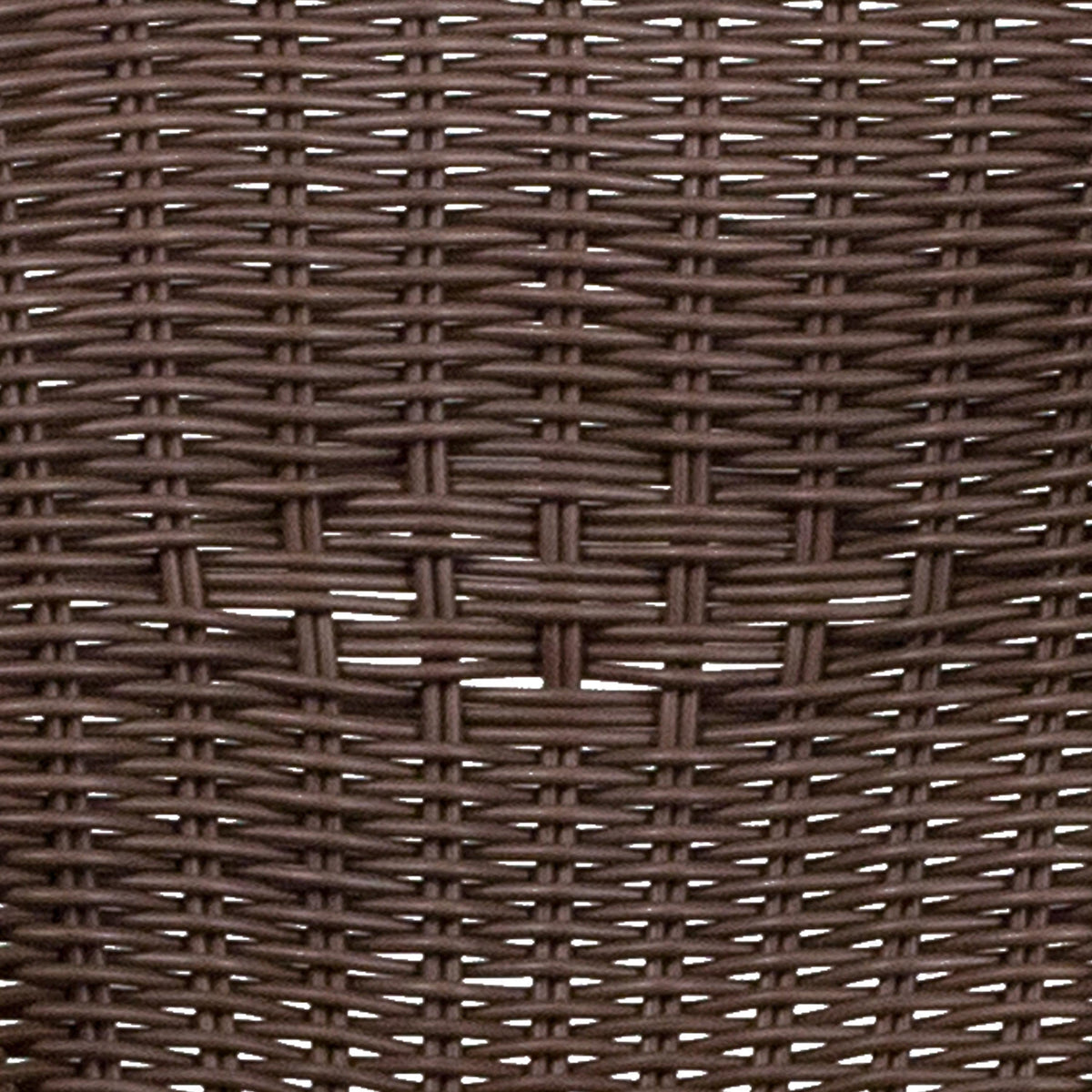 Dark Brown Rattan/Red Bamboo-Aluminum Frame |#| Dark Brown Rattan Restaurant Patio Chair with Red Bamboo-Aluminum Frame