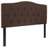 Cambridge Arched Button Tufted Upholstered Headboard