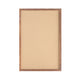 Torched Brown,24inchW x 36inchH |#| Commercial 24x36 Wall Mount Cork Board with Wooden Push Pins - Torched Brown