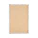 White Washed,24inchW x 36inchH |#| Commercial 24x36 Wall Mount Cork Board with Wooden Push Pins - Whitewashed