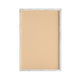 White Washed,24inchW x 36inchH |#| Commercial 24x36 Wall Mount Cork Board with Wooden Push Pins - Whitewashed