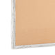 White Washed,24inchW x 36inchH |#| Commercial 24x36 Wall Mount Cork Board with Wooden Push Pins - Whitewashed