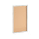 White Washed,20inchW x 30inchH |#| Commercial 20x30 Wall Mount Cork Board with Wooden Push Pins - Whitewashed