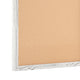 White Washed,20inchW x 30inchH |#| Commercial 20x30 Wall Mount Cork Board with Wooden Push Pins - Whitewashed