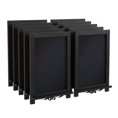 10 Pack Tabletop or Wall Mount Magnetic Chalkboards - View 1