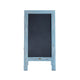 Robin Blue,40inchH x 20inchW |#| Indoor/Outdoor 40x20 Freestanding Robin Blue Wood A-Frame Magnetic Chalkboard