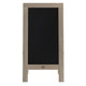 Weathered Brown,40inchH x 20inchW |#| Indoor/Outdoor 40x20 Freestanding Weathered Wood A-Frame Magnetic Chalkboard