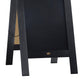 Black,40inchH x 20inchW |#| Indoor/Outdoor 40x20 Freestanding Black Wood A-Frame Magnetic Chalkboard