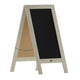 Solid White,40inchH x 20inchW |#| Indoor/Outdoor 40x20 Freestanding White Wood A-Frame Magnetic Chalkboard