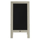 Solid White,40inchH x 20inchW |#| Indoor/Outdoor 40x20 Freestanding White Wood A-Frame Magnetic Chalkboard