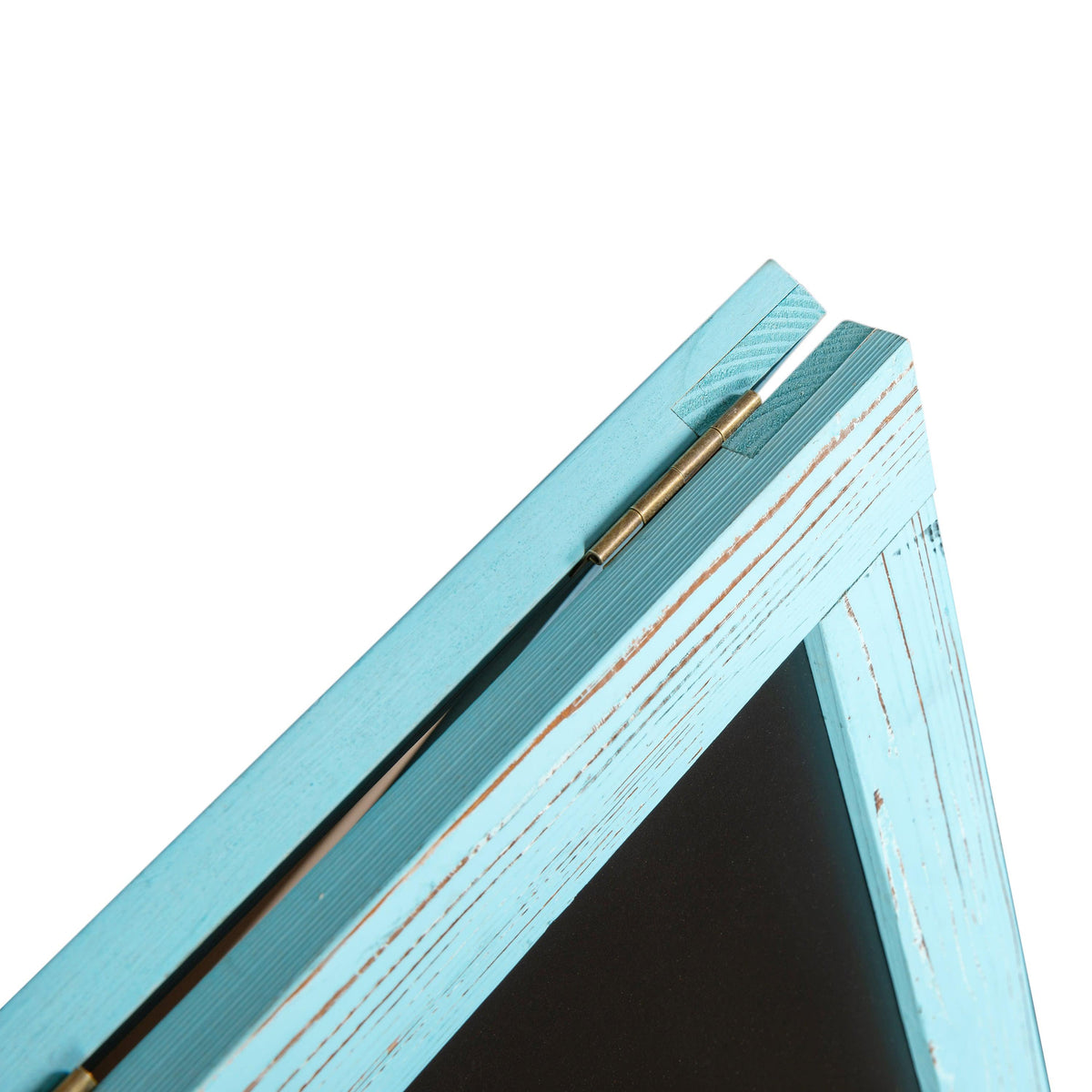 Robin Blue,30inchH x 20inchW |#| Indoor/Outdoor 30x20 Freestanding Robin Blue Wood A-Frame Magnetic Chalkboard