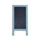 Robin Blue,40inchH x 20inchW |#| Indoor/Outdoor 40x20 Freestanding Robin Blue Wood A-Frame Magnetic Chalkboard